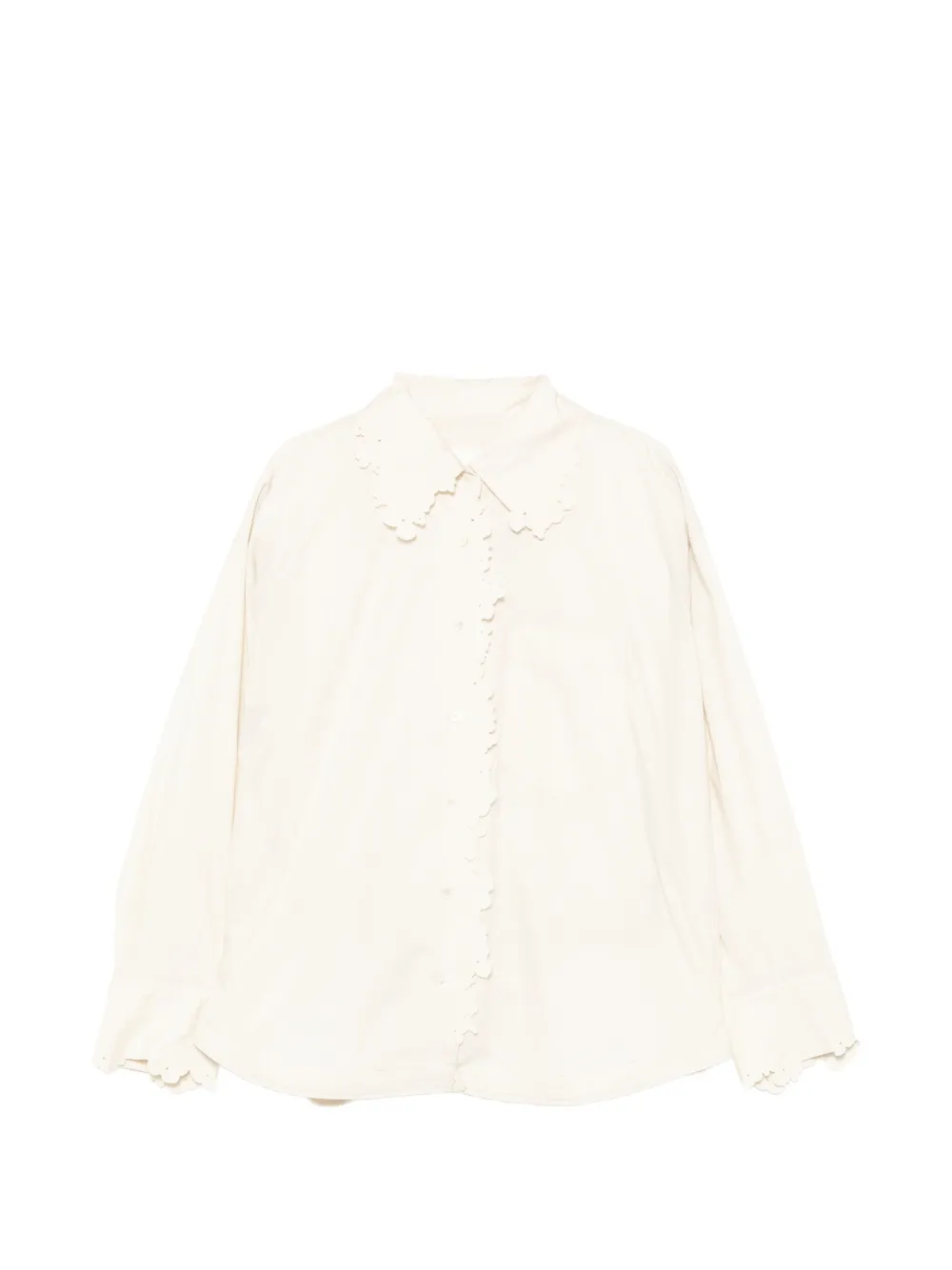 JNBY Camicia a fiori - Toni neutri