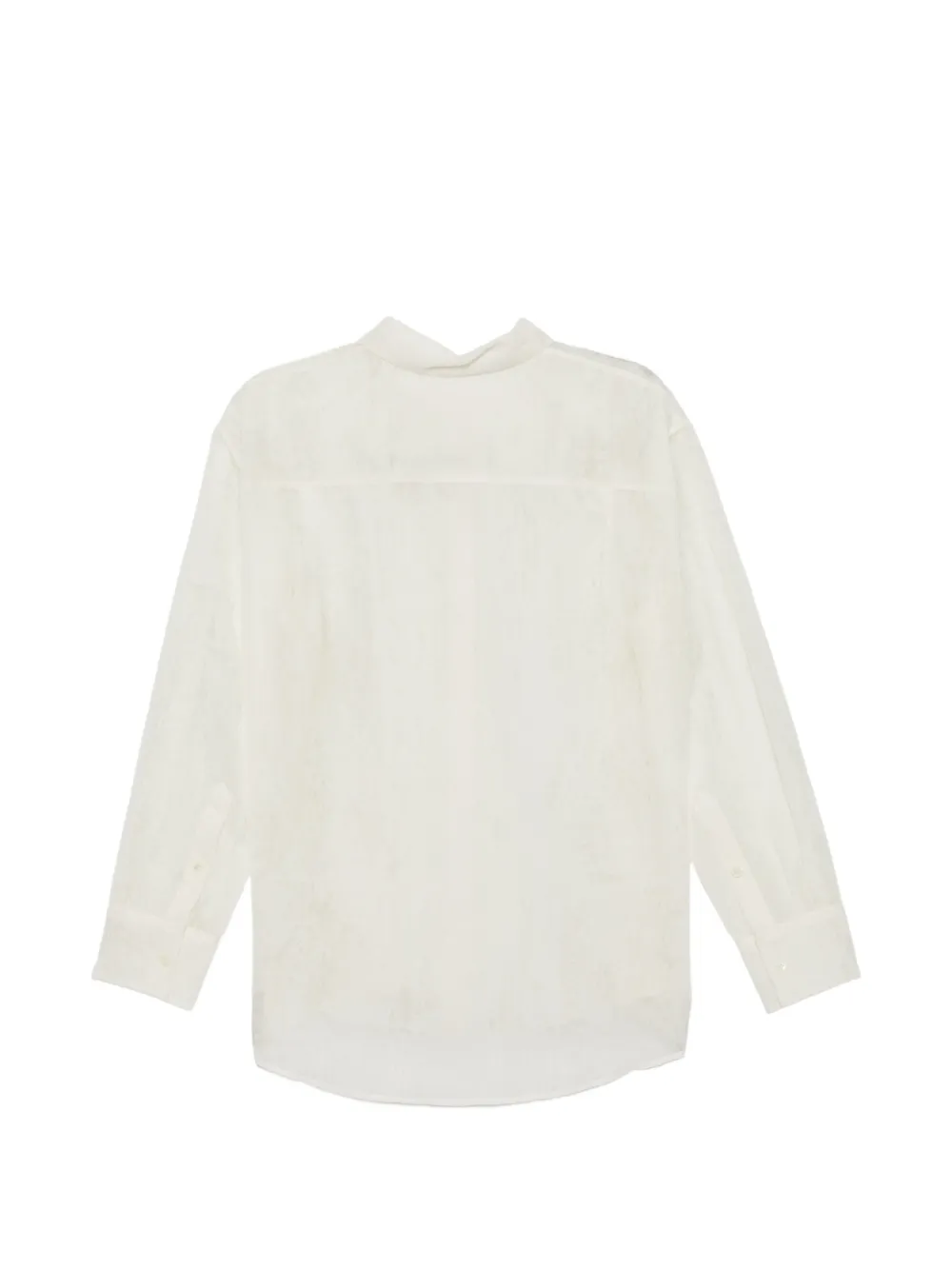 JNBY blouse met geborsteld effect Wit