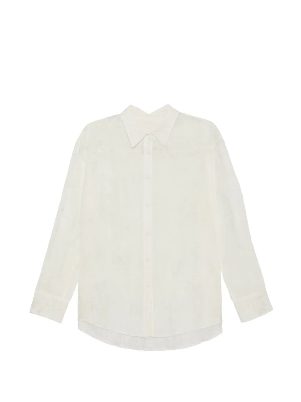 JNBY brushed-effect shirt - Bianco