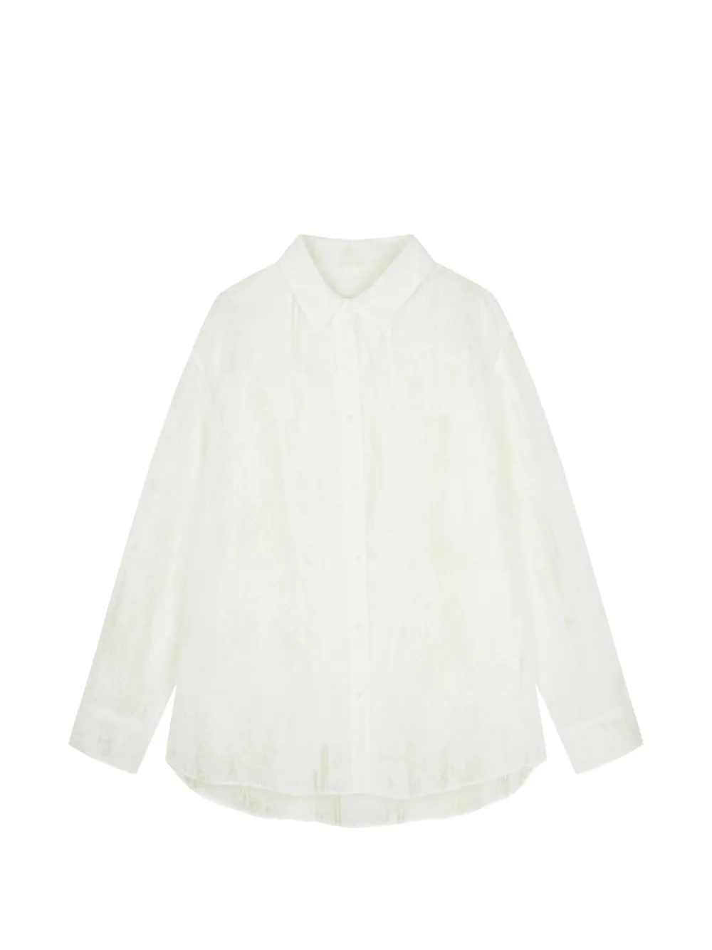 JNBY brushed-effect shirt - White