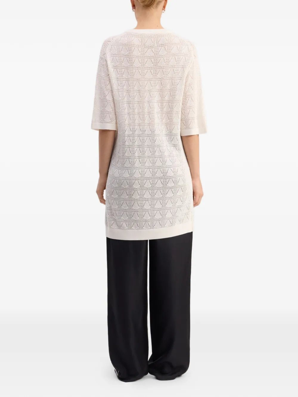 LouLou de Saison Top met ronde hals Beige