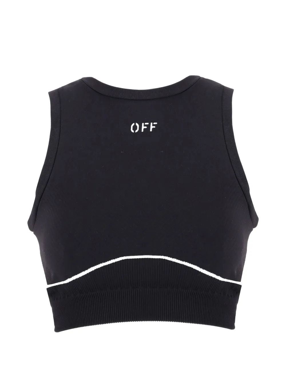 Off-White Off Stamp Seamless logo sports bra - Schwarz