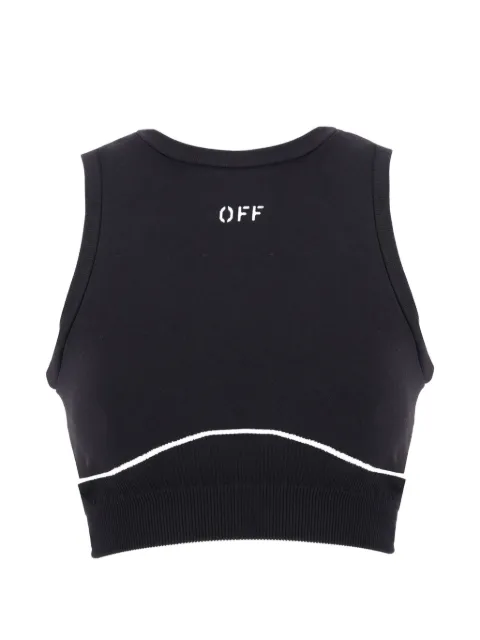 Off-White Off Stamp Seamless logo sports bra