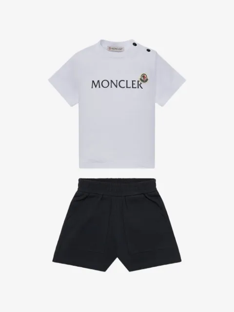 Moncler Enfant logo-detail shorts set