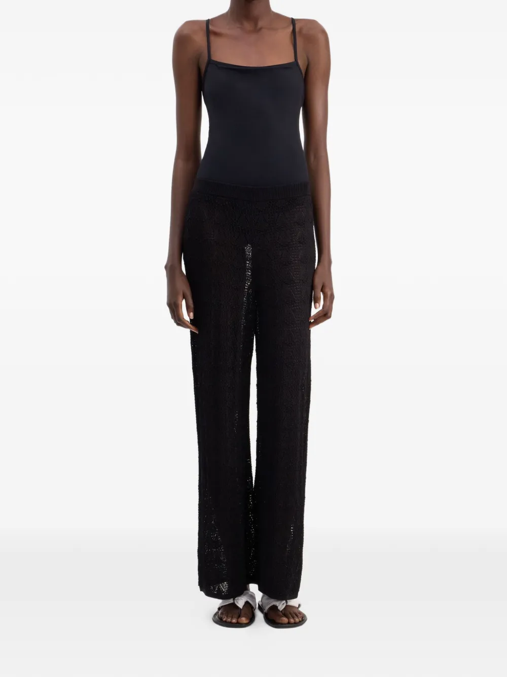 LouLou de Saison Broek met schelpen Zwart