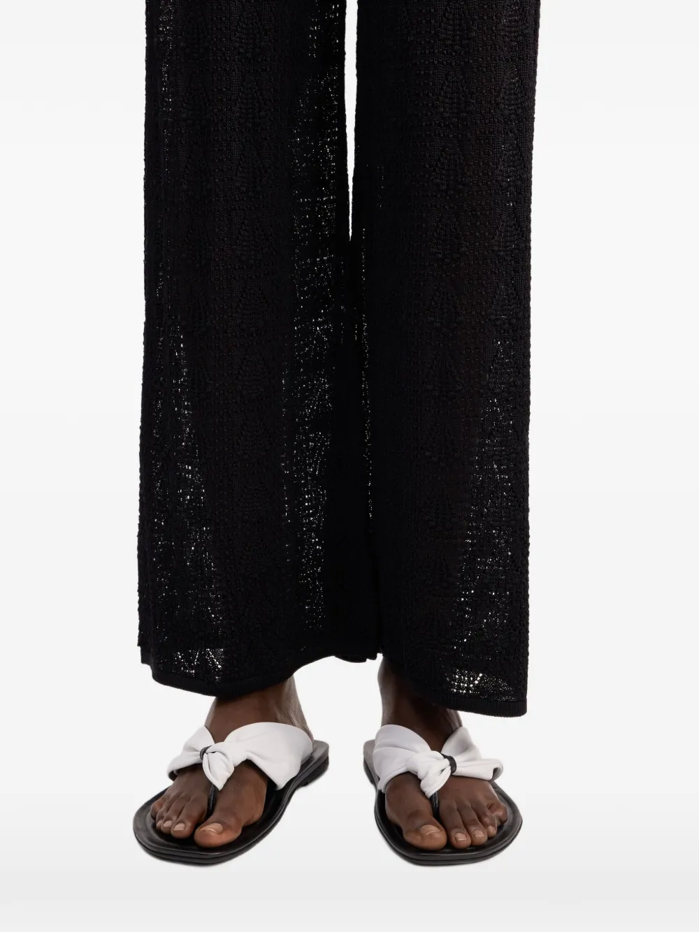 LouLou de Saison Broek met schelpen Zwart