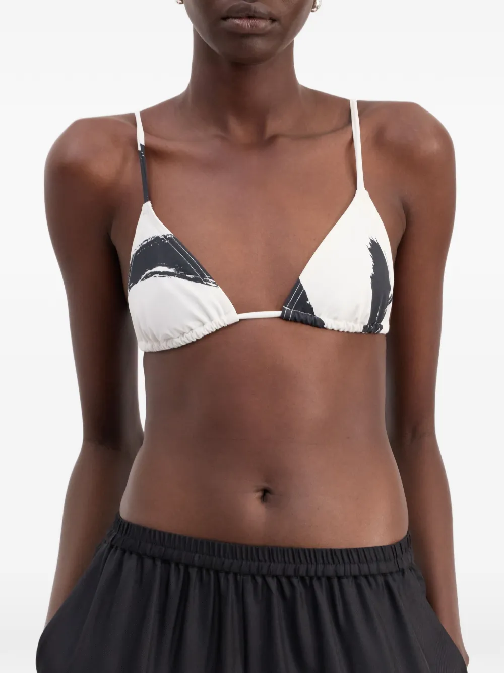 LouLou de Saison Bikinitop met print Wit