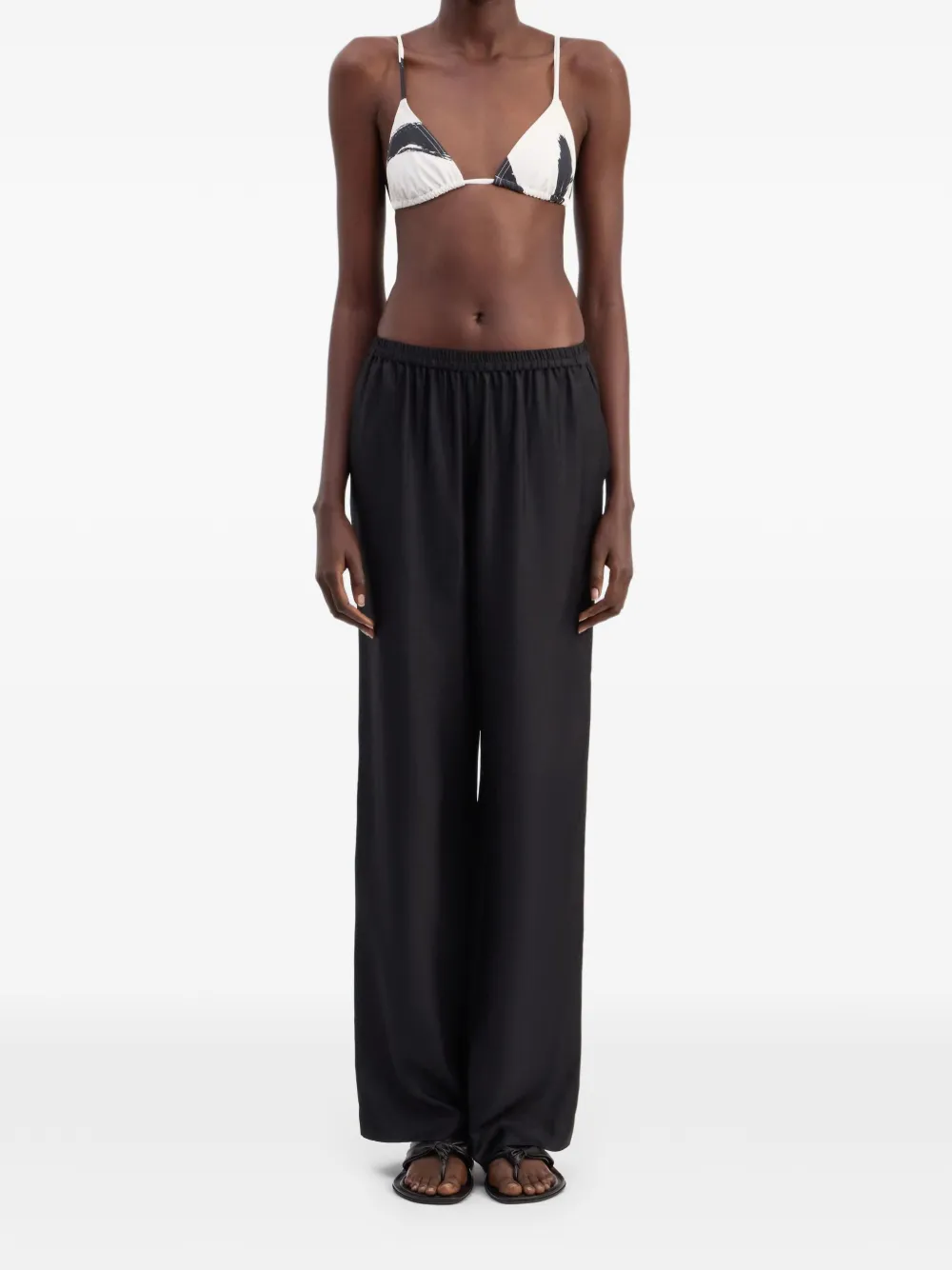 LouLou de Saison Bikinitop met print Wit