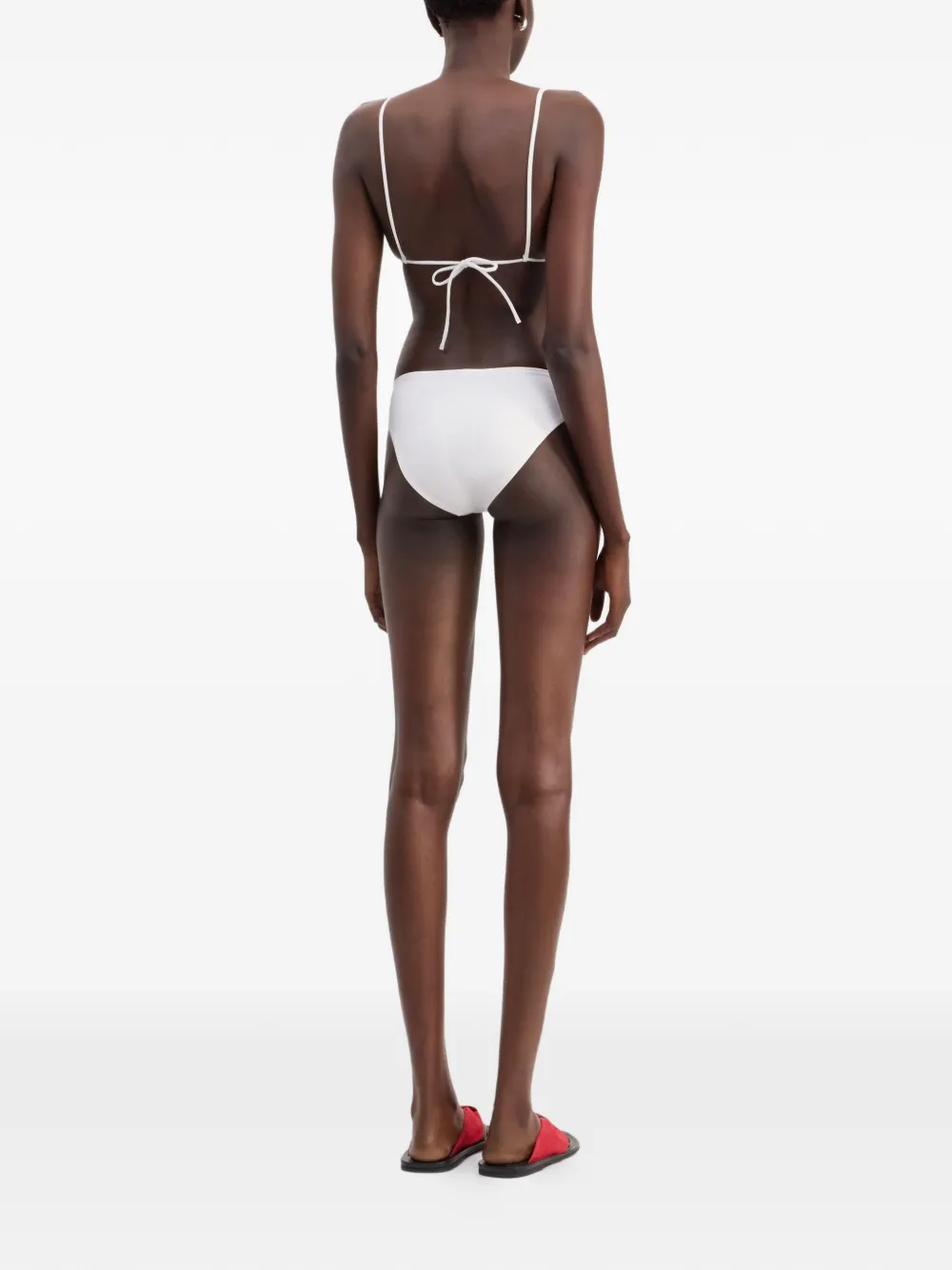 LouLou de Saison Triangelvormige bikinitop Wit