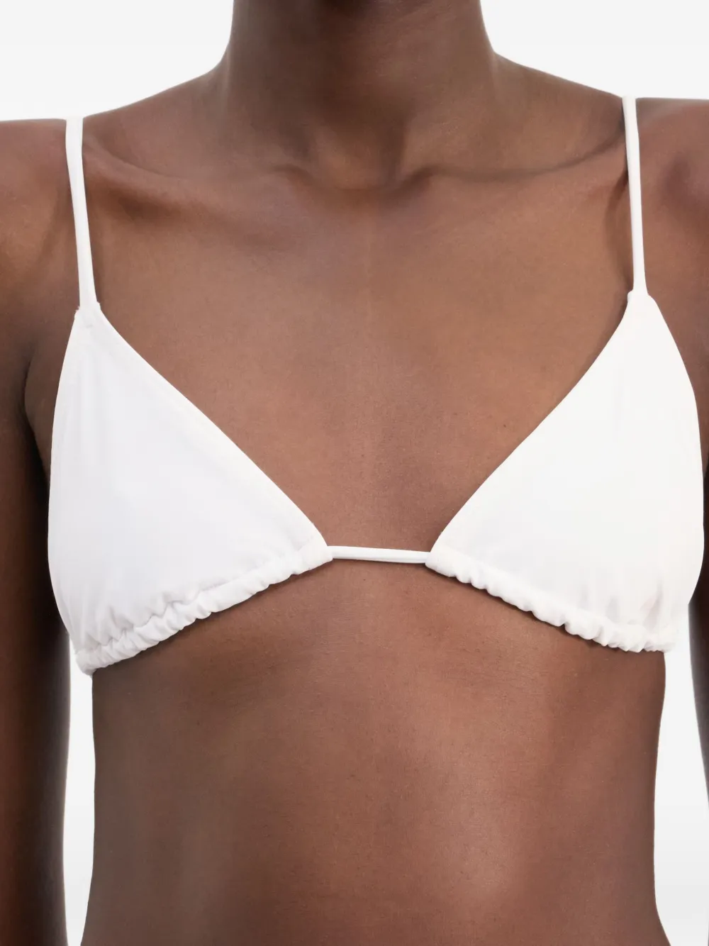 LouLou de Saison Triangelvormige bikinitop Wit