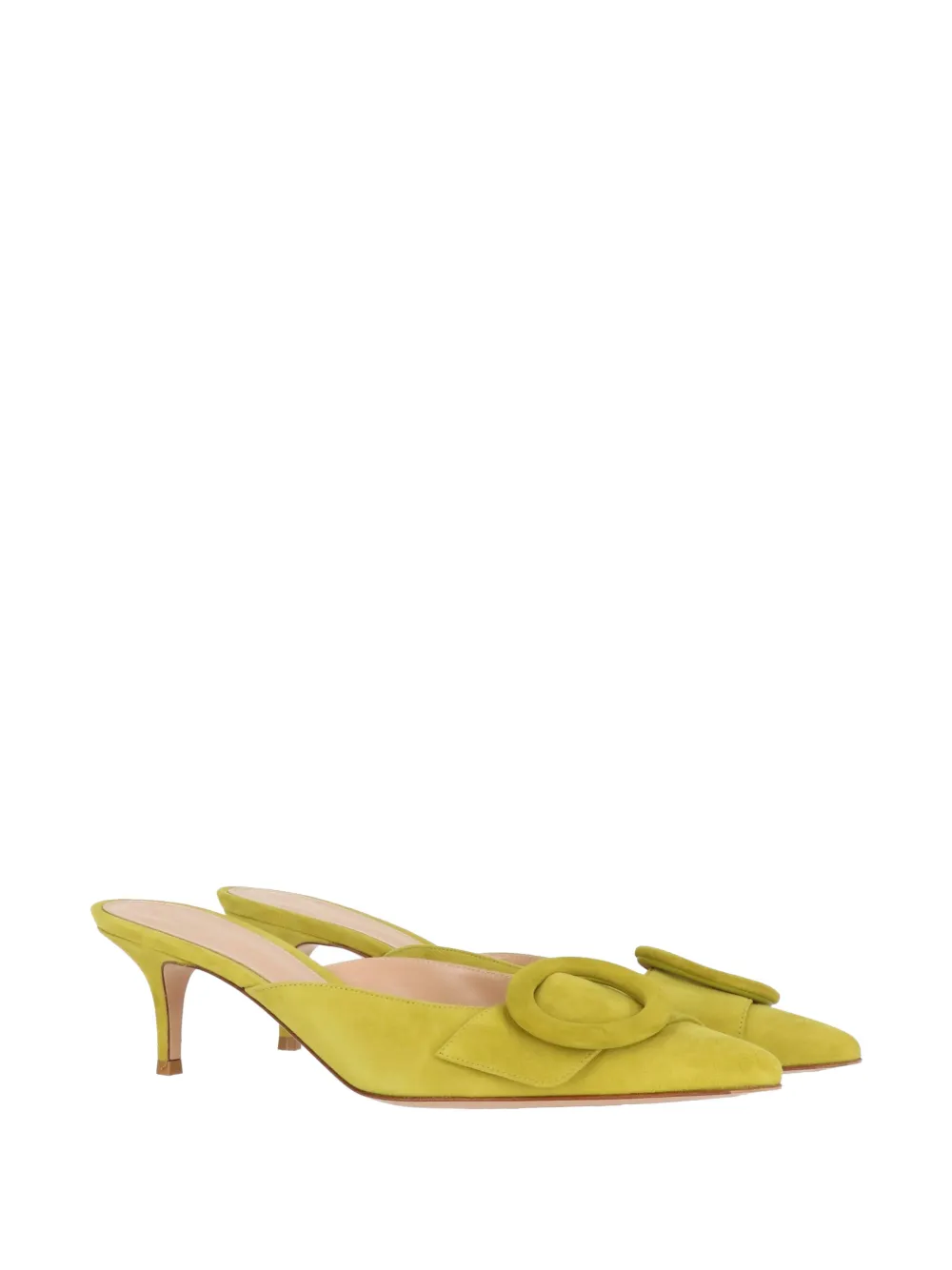 Gianvito Rossi pointed-toe mules Groen
