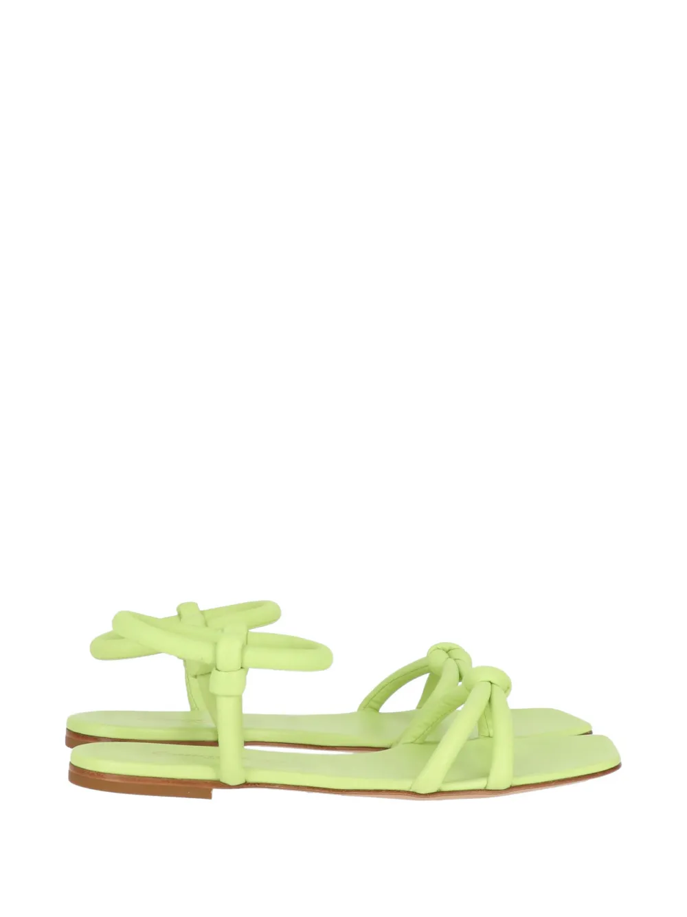 Gianvito Rossi knot-detail sandals Groen
