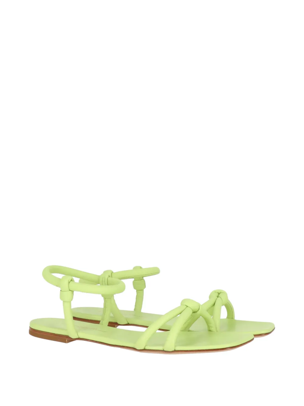 Gianvito Rossi knot-detail sandals Groen