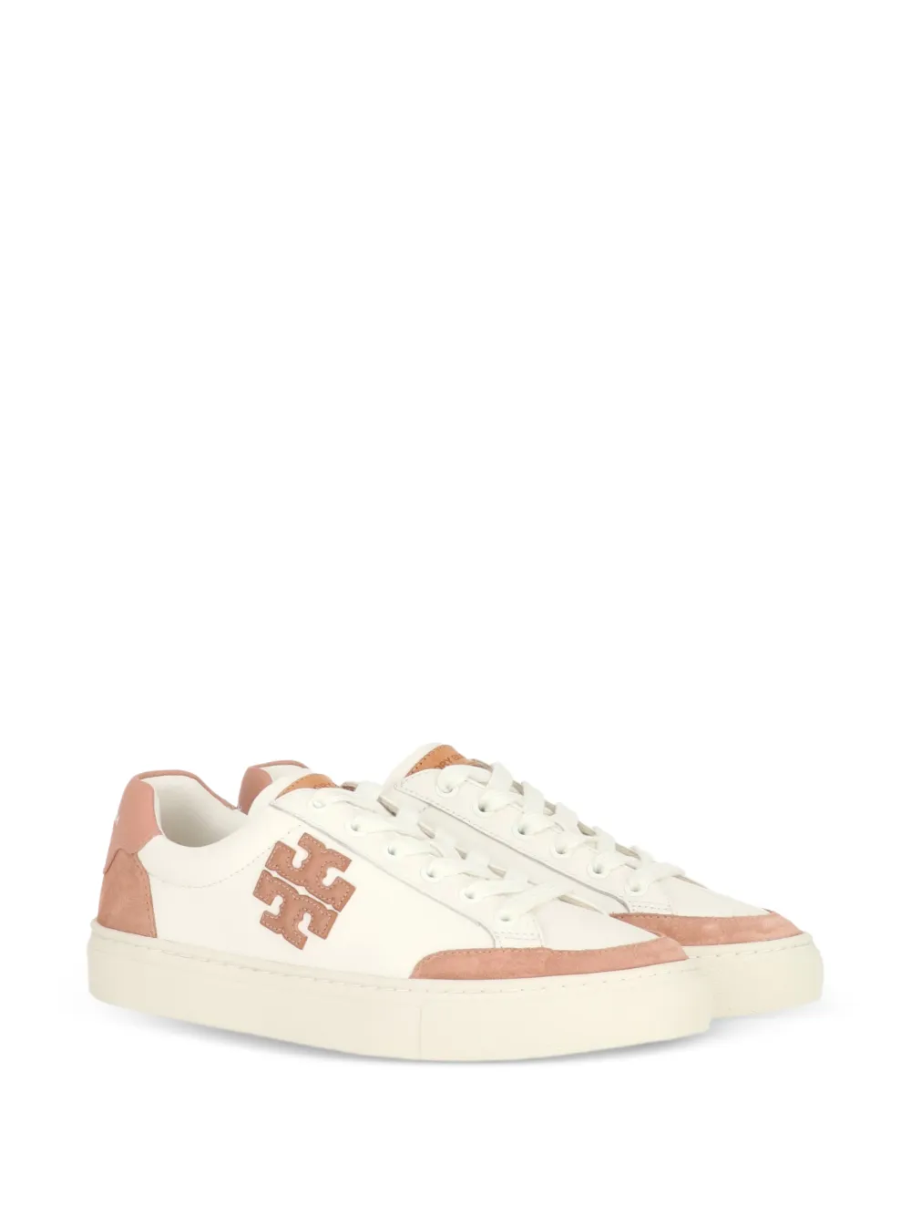  Tory Burch Logo-detail Sneakers - White 