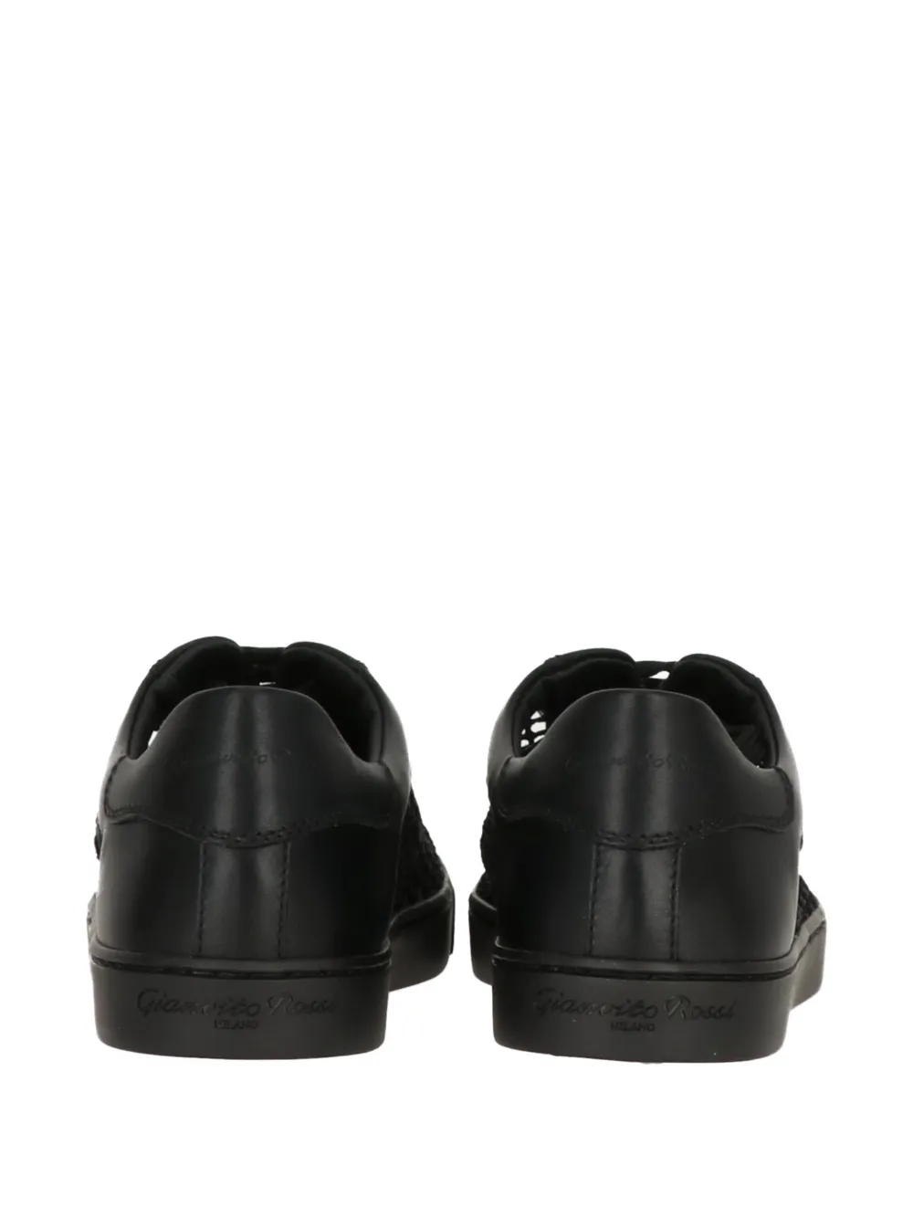 Gianvito Rossi Sneakers met mesh detail Zwart