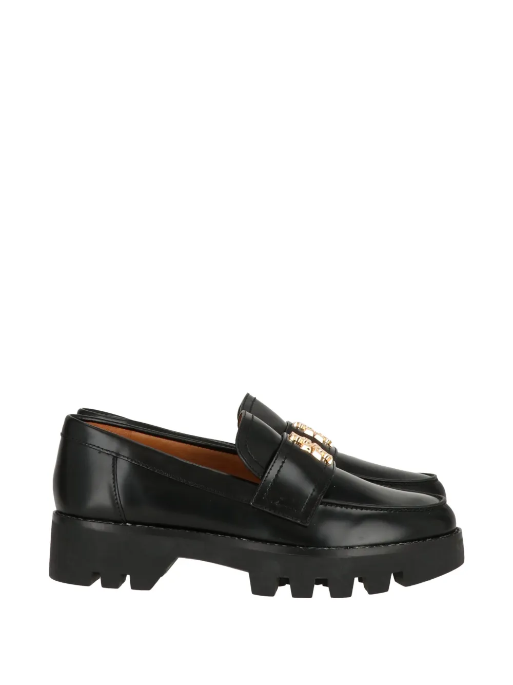 Tory Burch logo-detail loafers - Nero