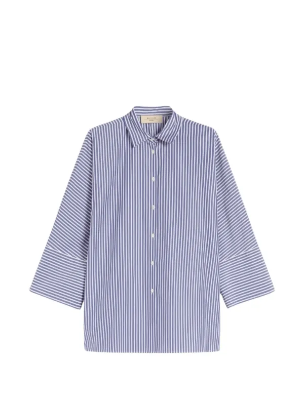 Max Mara ストライプシャツ Weekend Max Mara ストライプカラー シャツ | ブルー | FARFETCH JP
