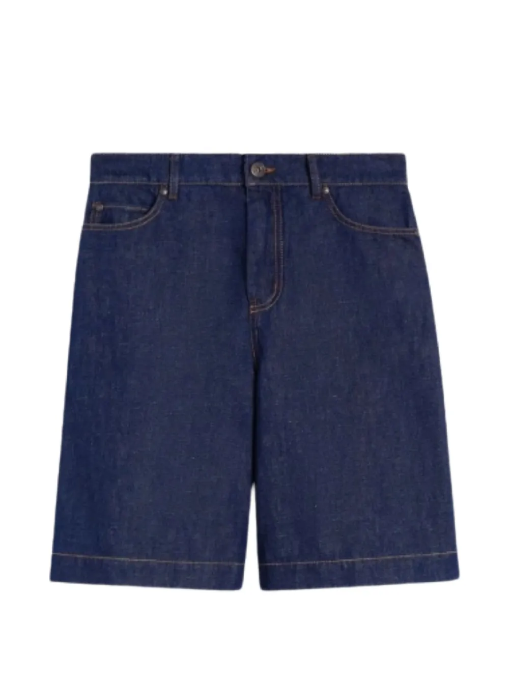 Weekend Max Mara button denim shorts - Blu