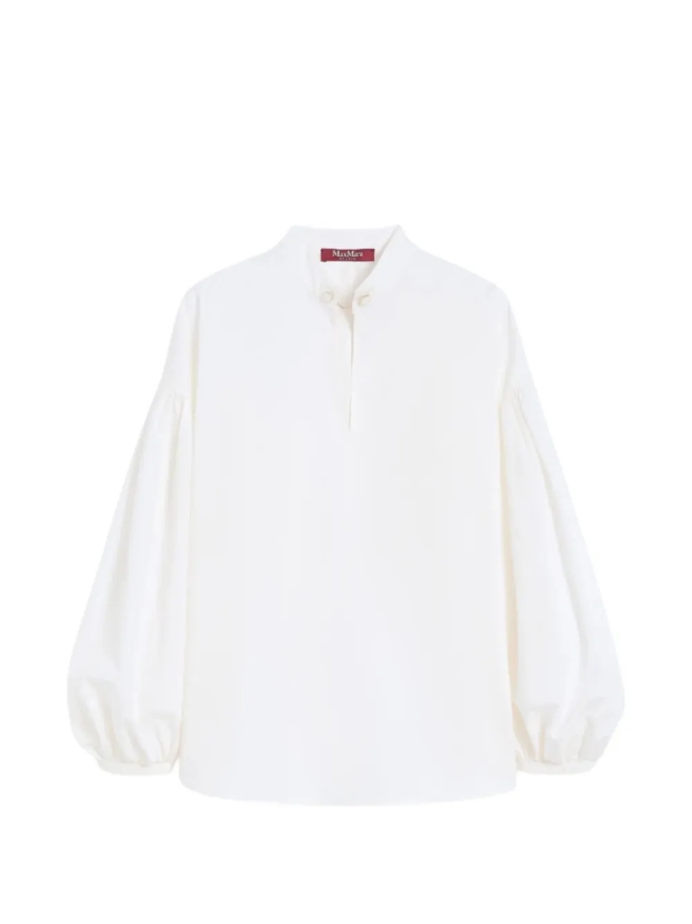 Max Mara lantern-sleeve blouse - Bianco