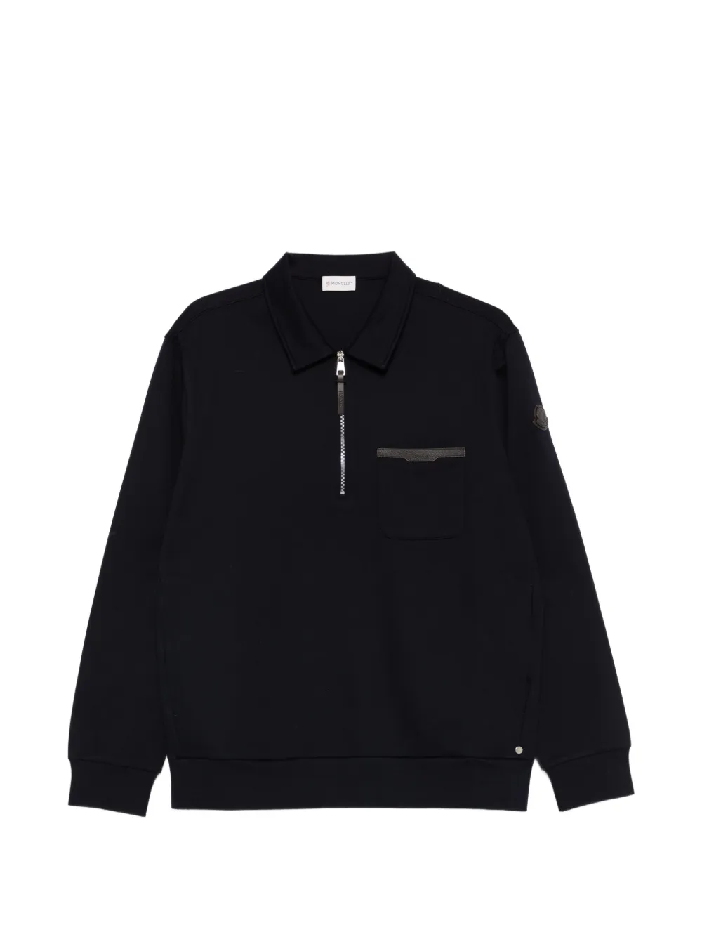 Moncler Zip Up Cardigan - Nero