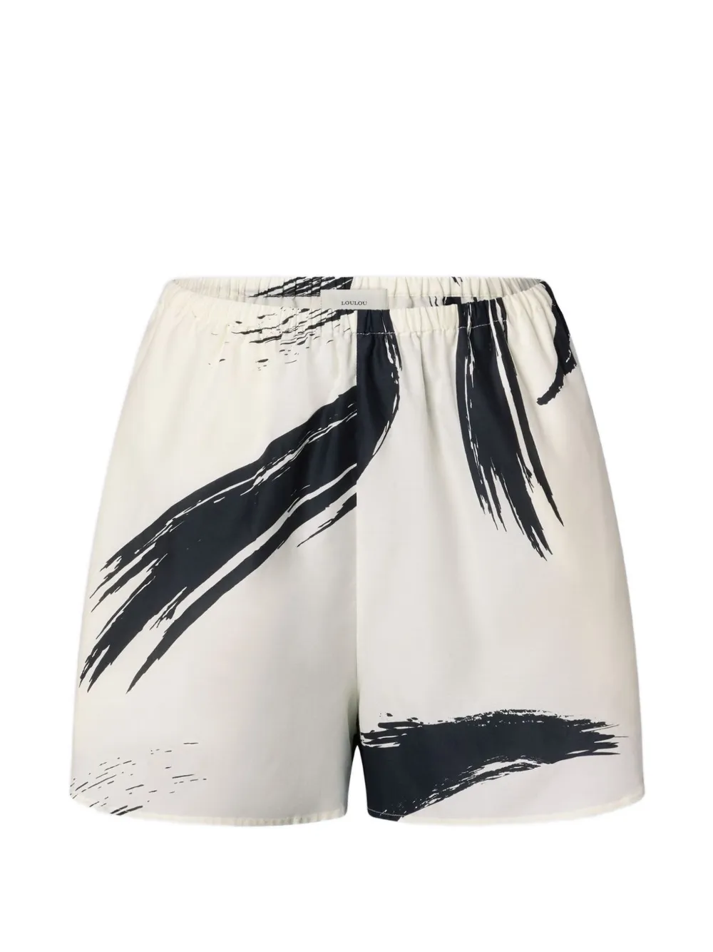 LouLou de Saison Shorts Nilo con stampa - Toni neutri