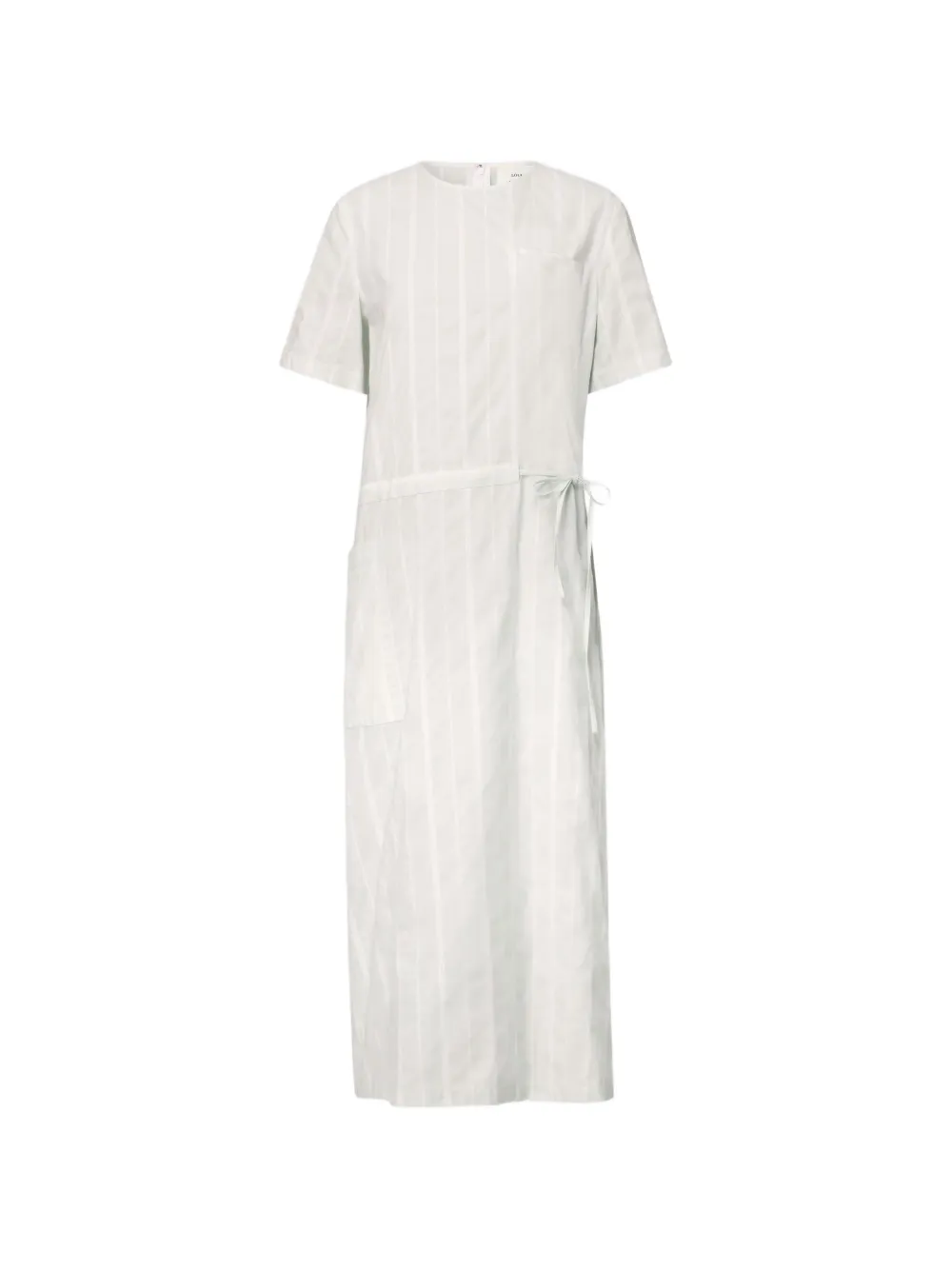 LouLou de Saison Renata cinched-waist striped midi dress