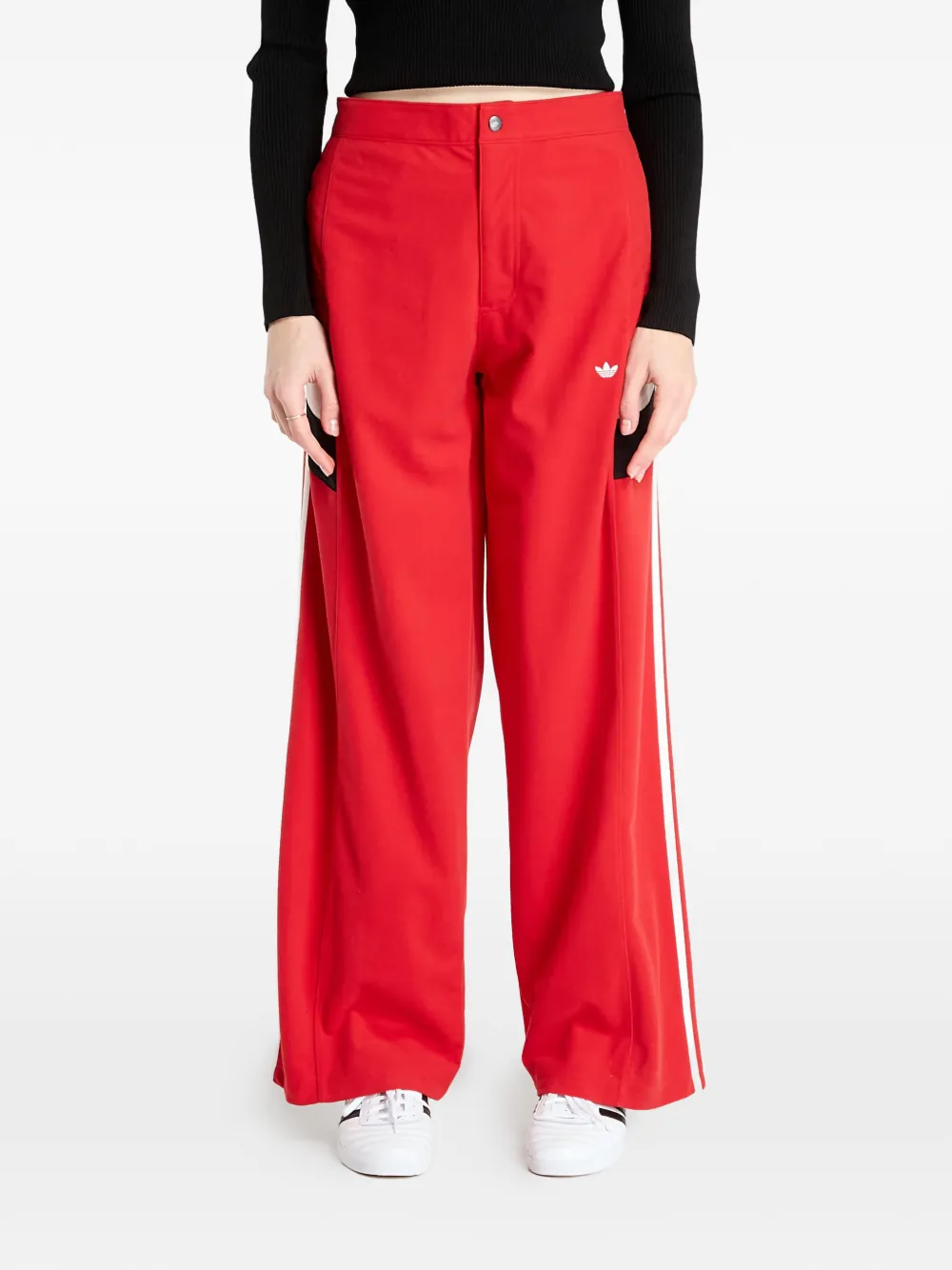 adidas blocking track pants - Rosso
