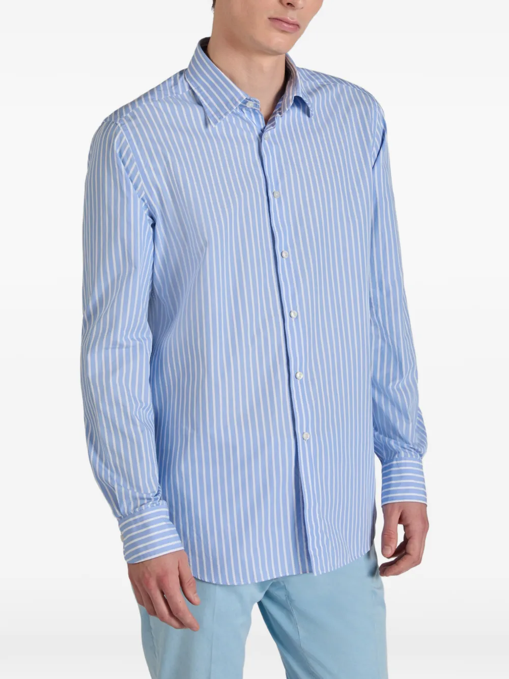  Slowear Camisa A Rayas - Azul 
