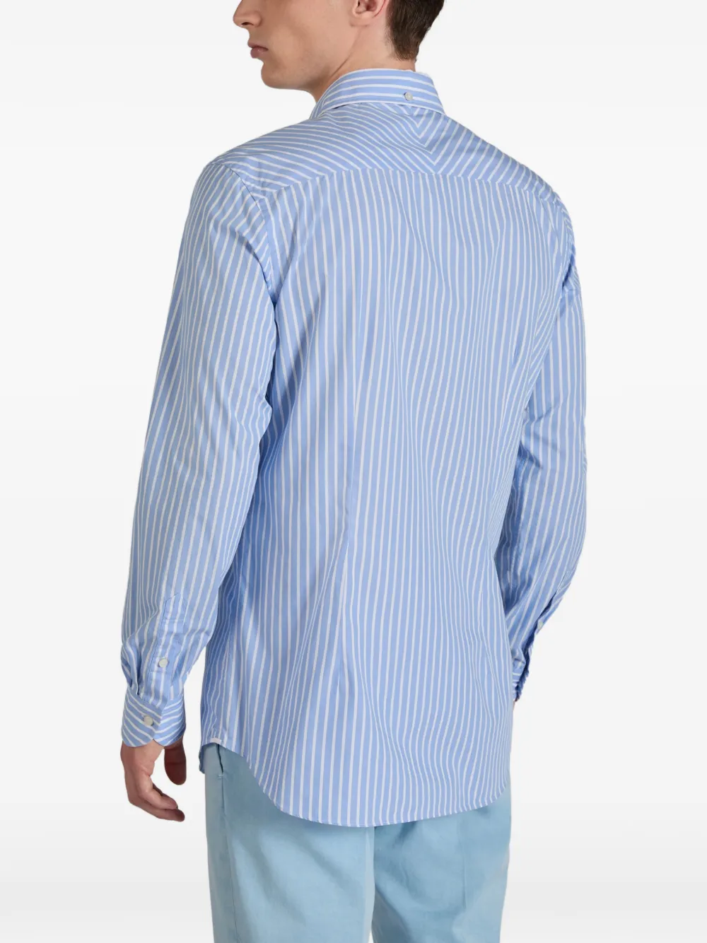 slowear Gestreept overhemd Blauw