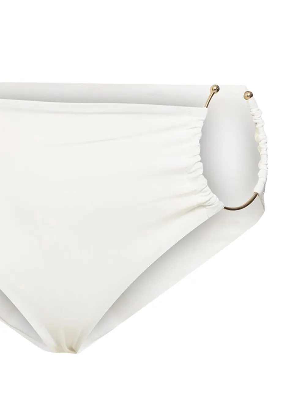  Christopher Esber Gathered Bikini Bottom - White 