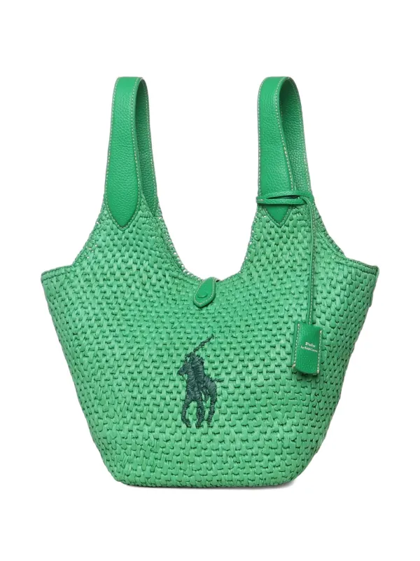 Polo Ralph Lauren Logo Shoulder Bag in Green