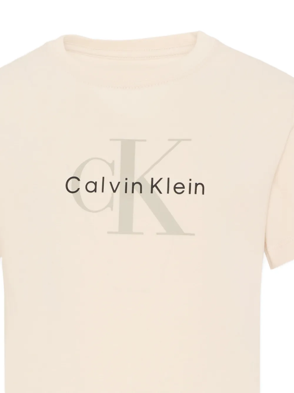  Calvin Klein Kids Logo T-shirt - Neutrals 