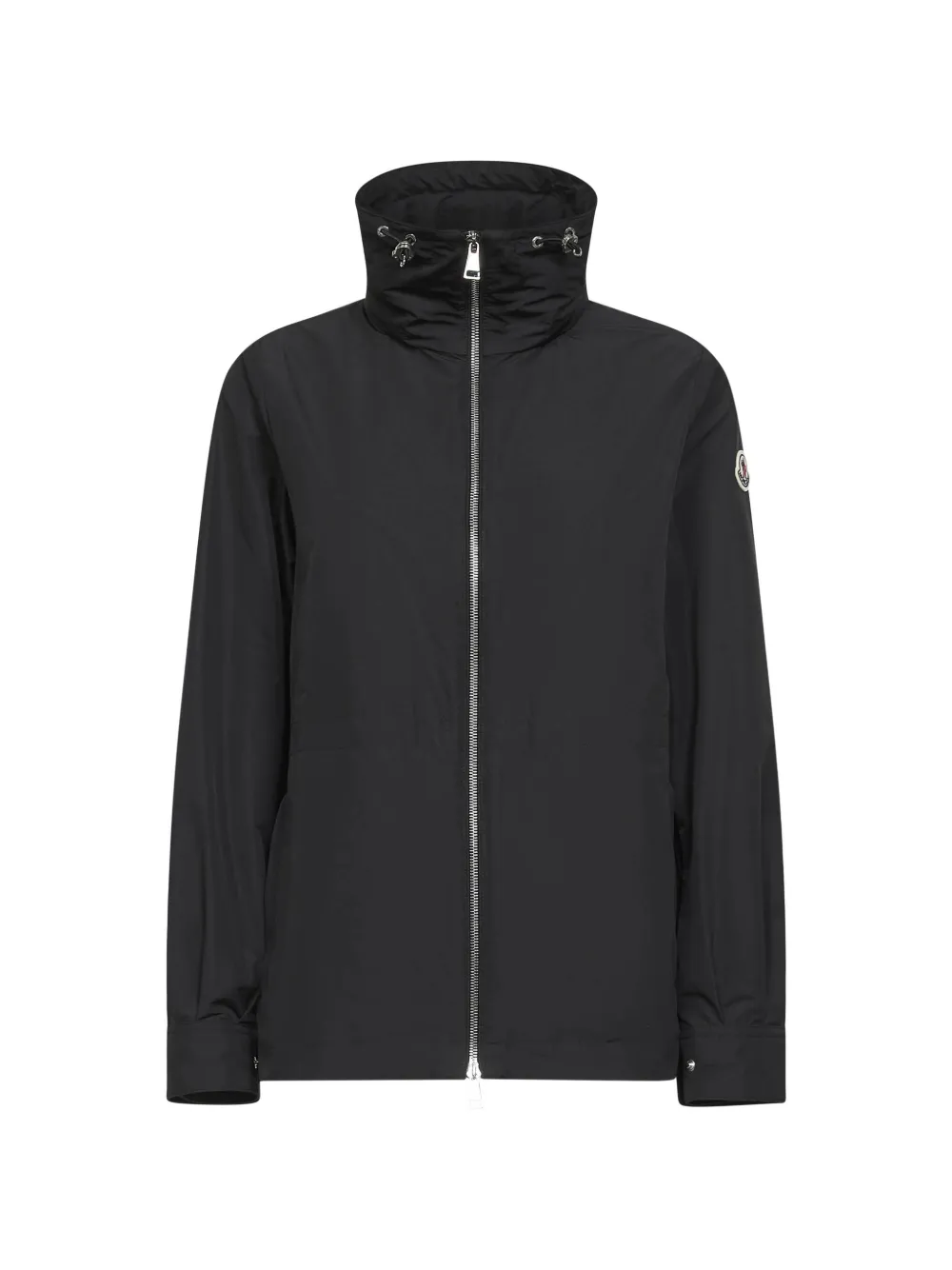 Moncler drawstring hooded coat - Nero