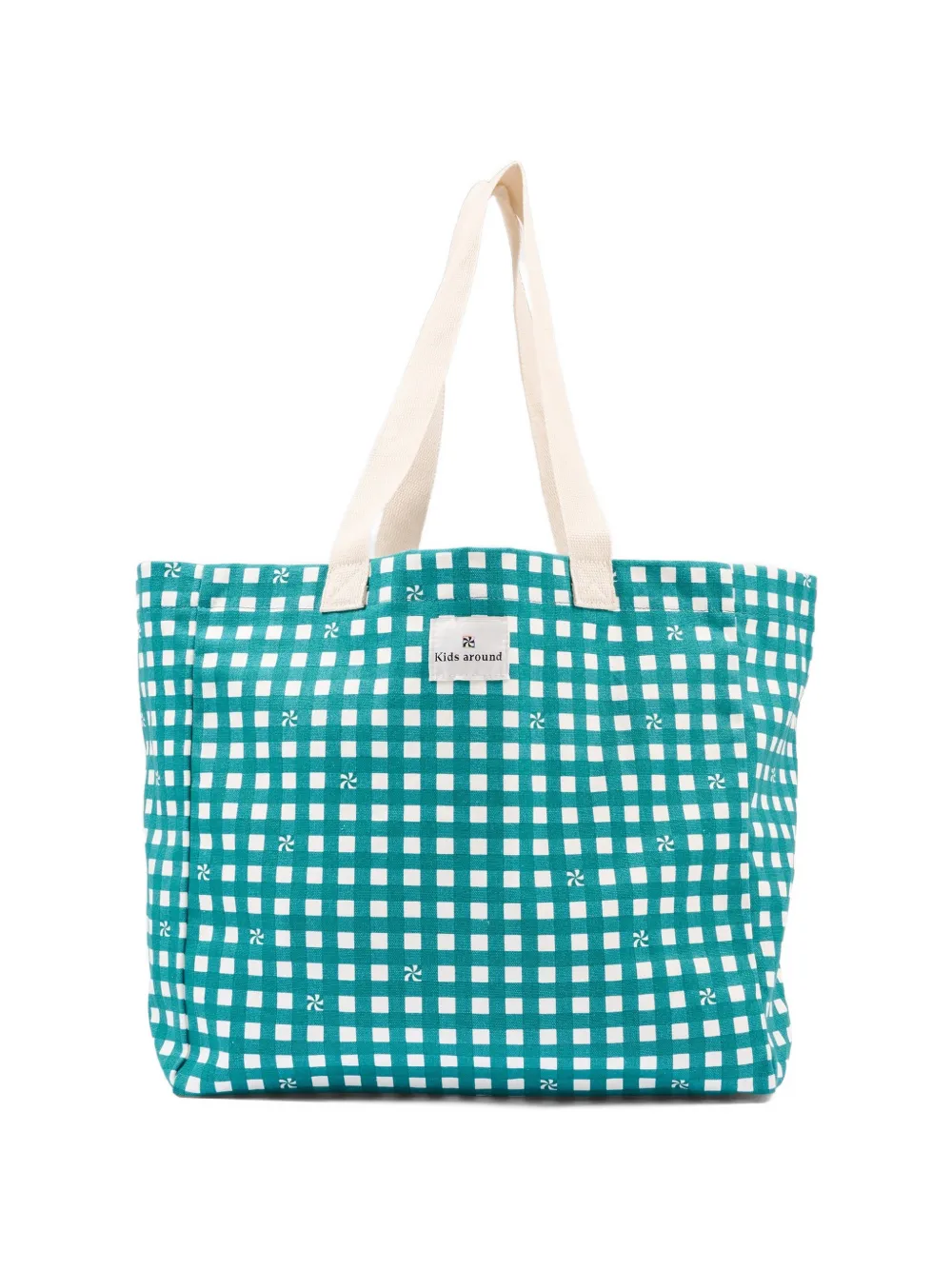 Kids Around Geruite shopper Groen