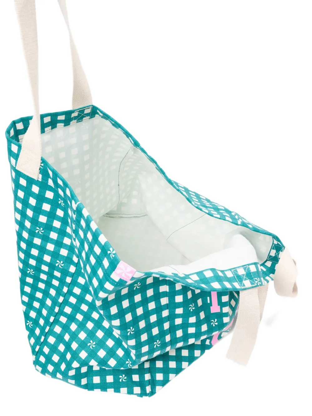 Kids Around Geruite shopper Groen