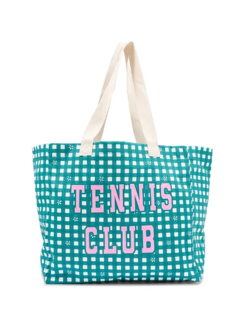 Kids Around checked tote bag