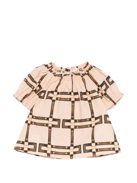 Elisabetta Franchi La Mia Bambina Shirt met geometrisch patroon