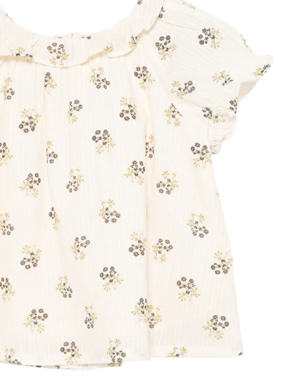  Bonpoint Top Lara Con Estampado Floral - Neutro 