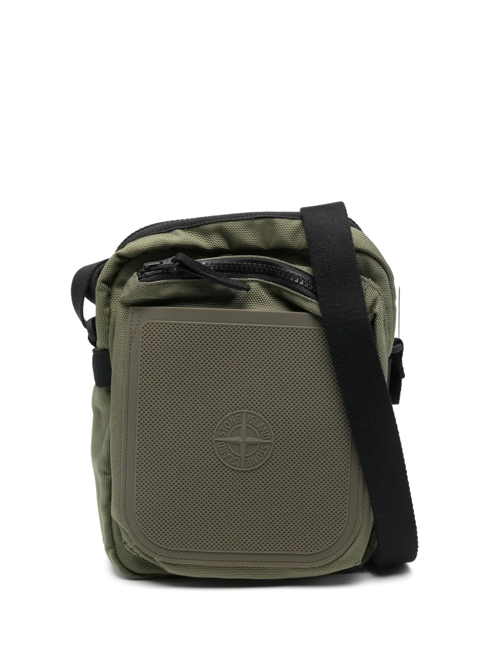 Stone Island zip-fastening cross body bag - Verde