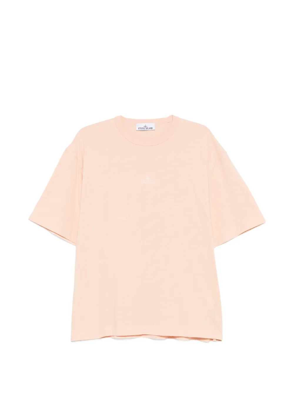 Stone Island logo T-shirt - Rosa