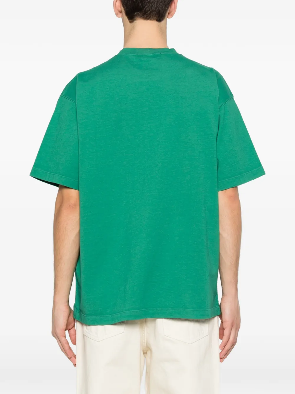Stone Island 2100030 jersey T-shirt van biologisch katoen Groen