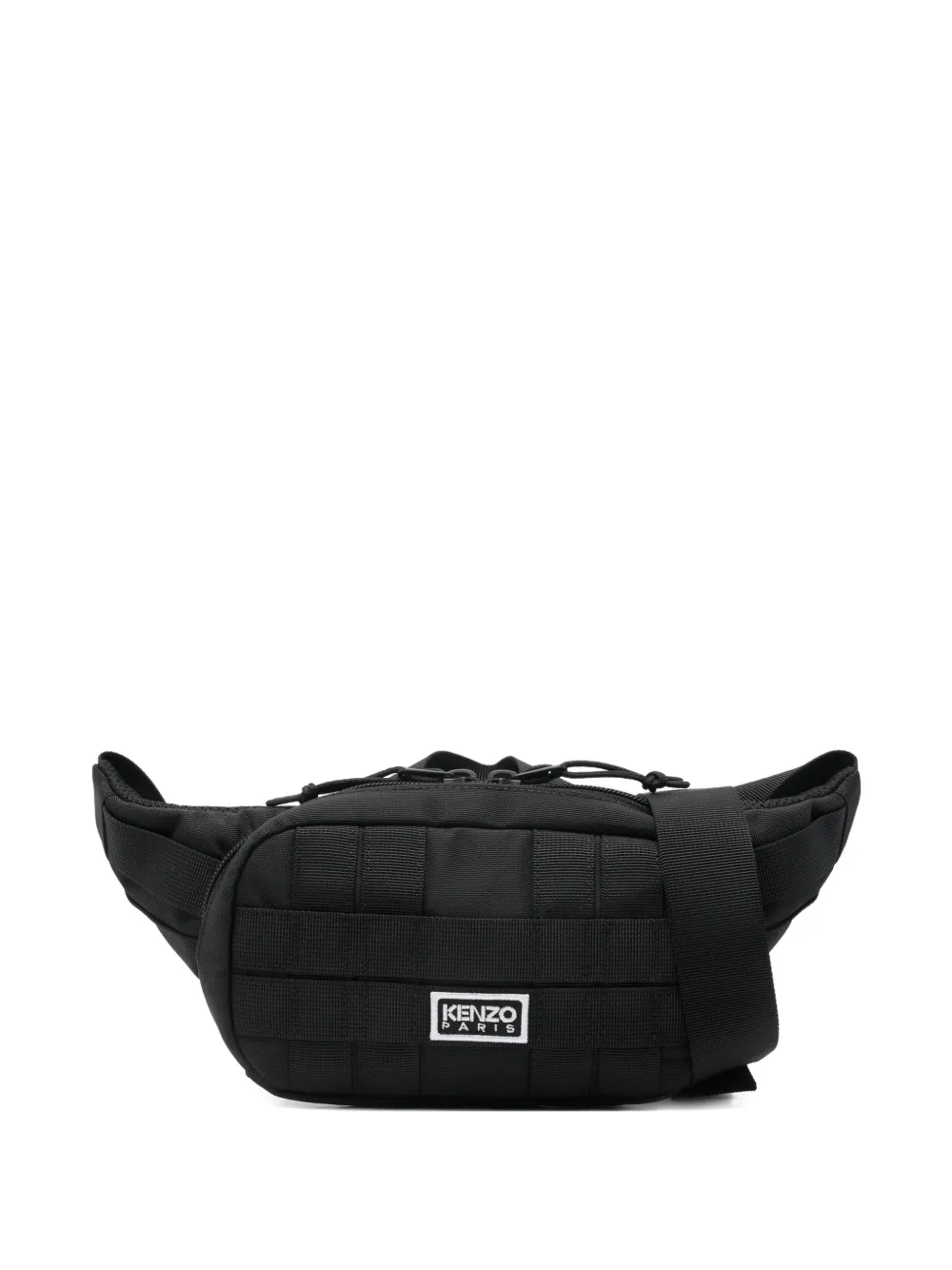Kenzo logo-lettering belt bag - Nero