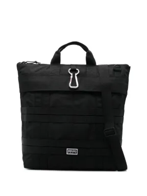 MM6 Maison Margiela ロゴ トートバッグ | ブラック | FARFETCH JP