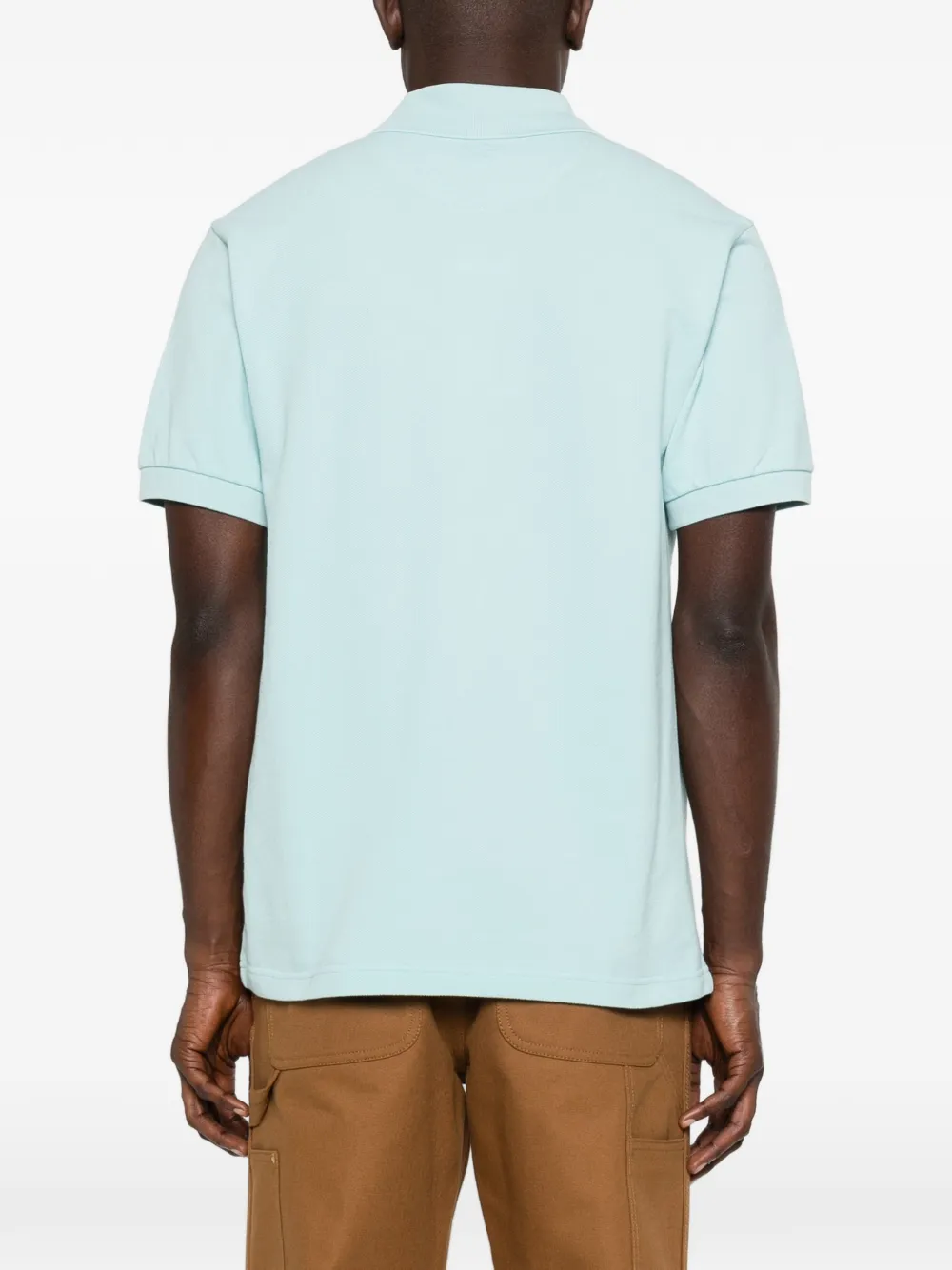 Kenzo Poloshirt met bloemenpatch Blauw