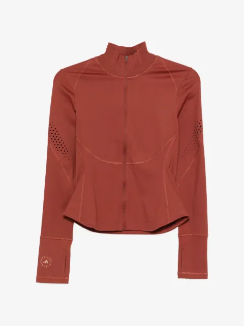 adidas by Stella McCartney perforated-detail jacket