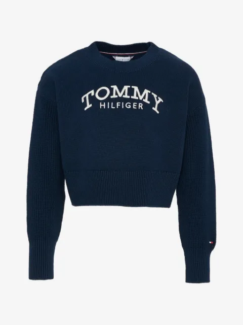 Tommy Hilfiger Junior Maglione girocollo con logo