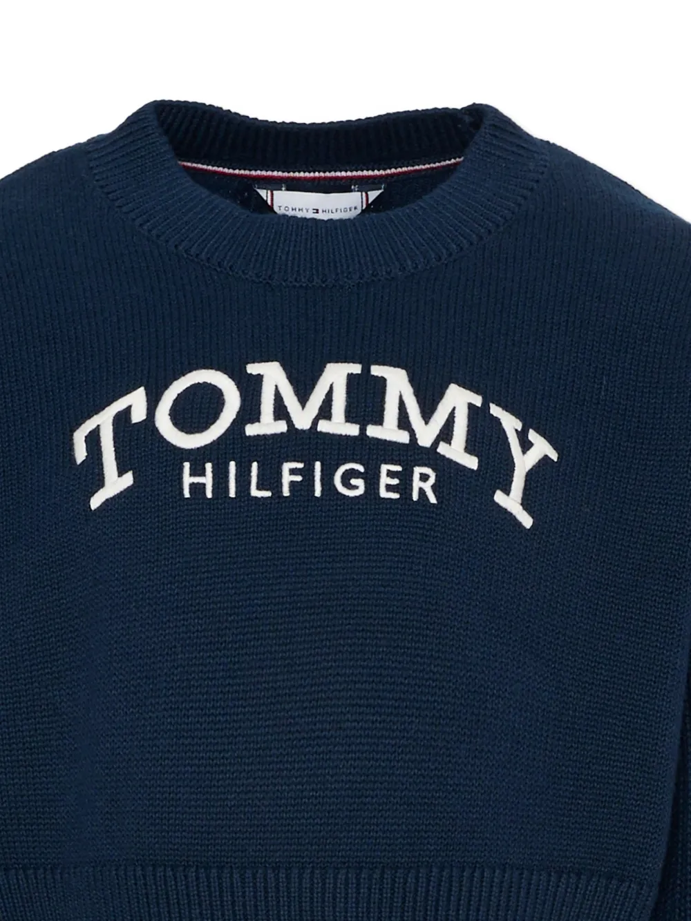  Tommy Hilfiger Junior Pull à Logo - Bleu 