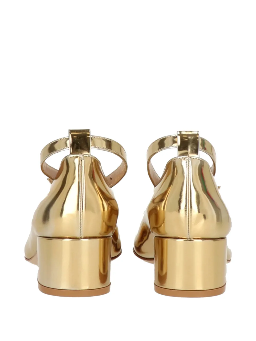 Gianvito Rossi ankle-strap pumps Goud