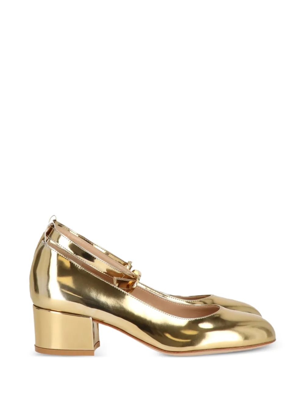 Gianvito Rossi ankle-strap pumps Goud