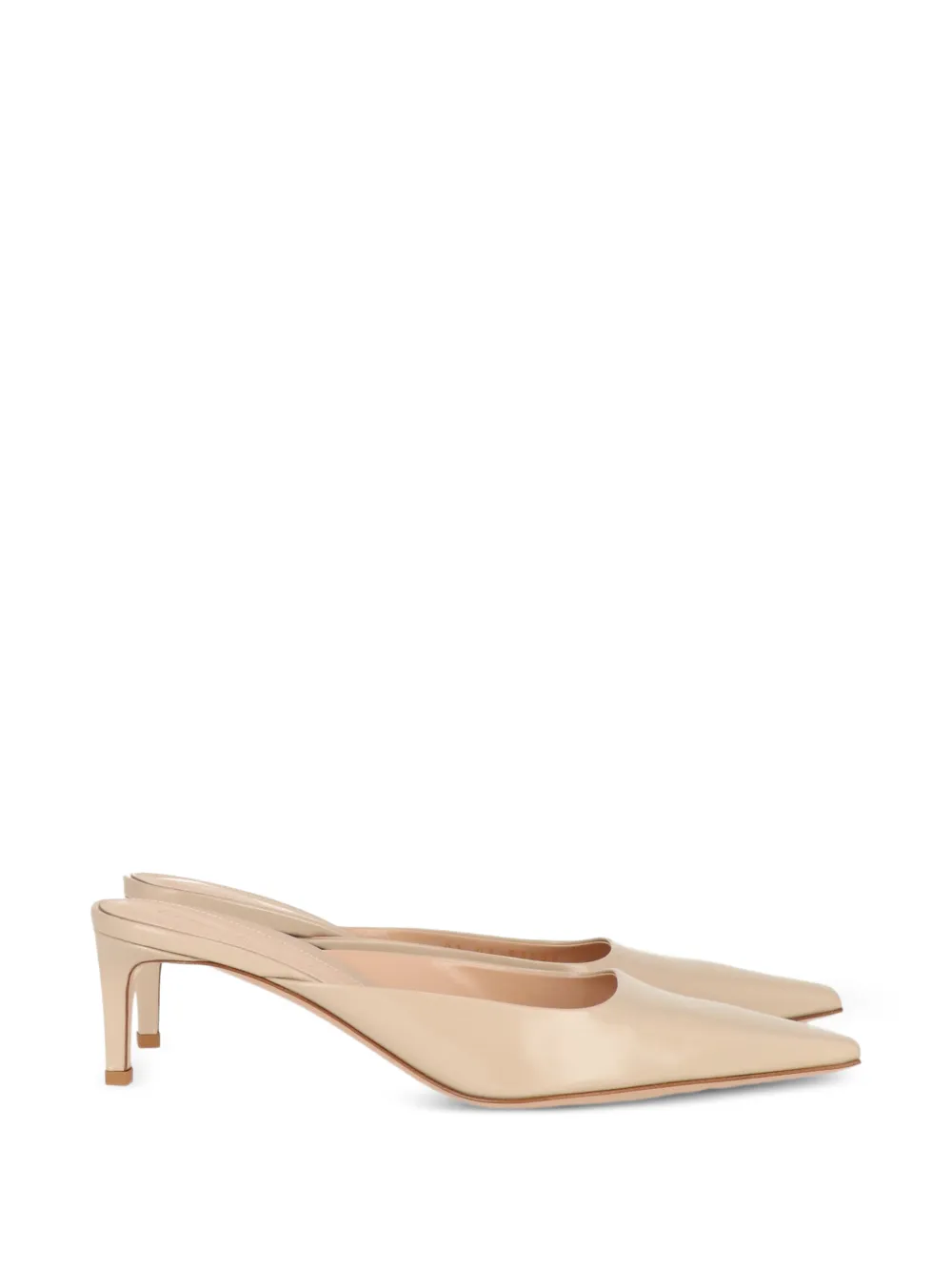 Gianvito Rossi pointed-toe mules – Pink